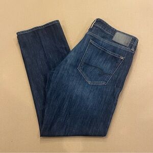 Men’s Mavi Matt Relaxed Straight Leg Dark Wash Jeans Size 35x30